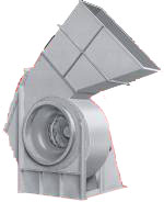 Industrial force drafdt air fan blower backward inlined