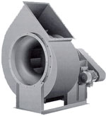 Inductrial backwardly inclined BI fan ACF.